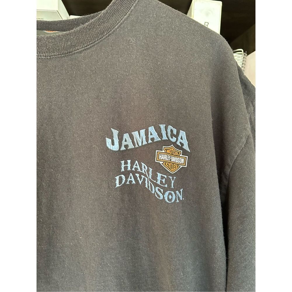 Harley Davidson Motor Cycles Jamaica Black Cotton T-Shirt XL - Picture 7 of 7